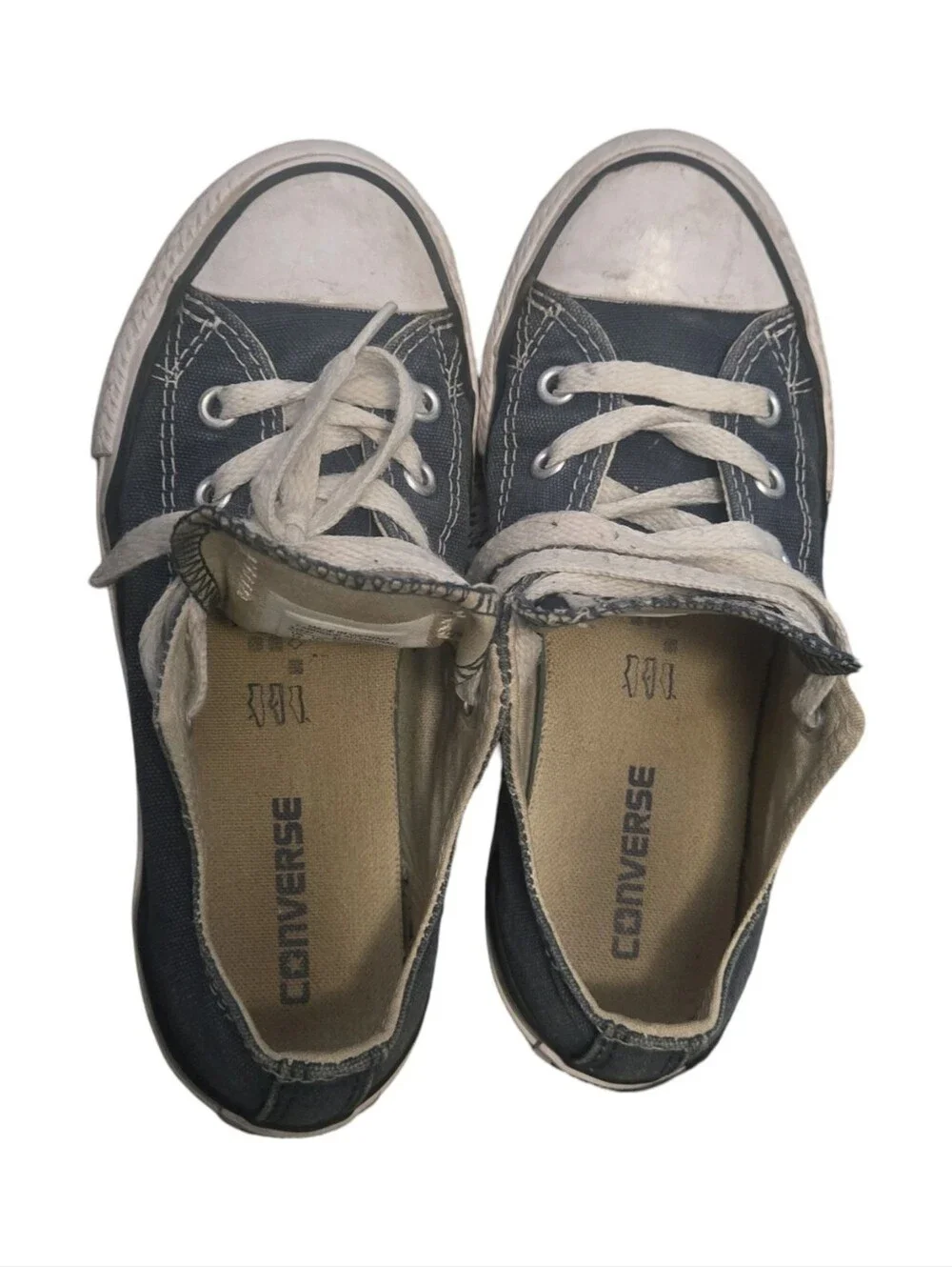 Converse Sneakers Streetwear Classic Kids Navy Blue Low Top Lace Up Skater